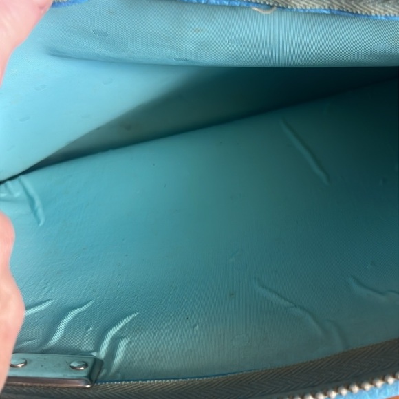 60s Vintage Samsonite Silhouette blue overnight luggage travel bag - Picture 11 of 12